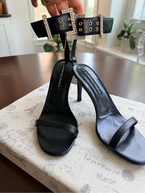Constança Basto Ankle Cuffed High Heeled Sandal Size 36